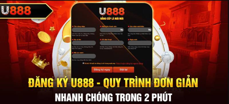 Đăng Ký U888 - Cách Mở Tài Khoản Cá Cược An Toàn